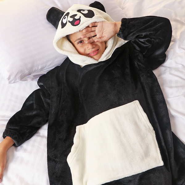 Kids Hoodie Blanket - Panda