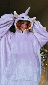 Unicorn Hoodie Blanket
