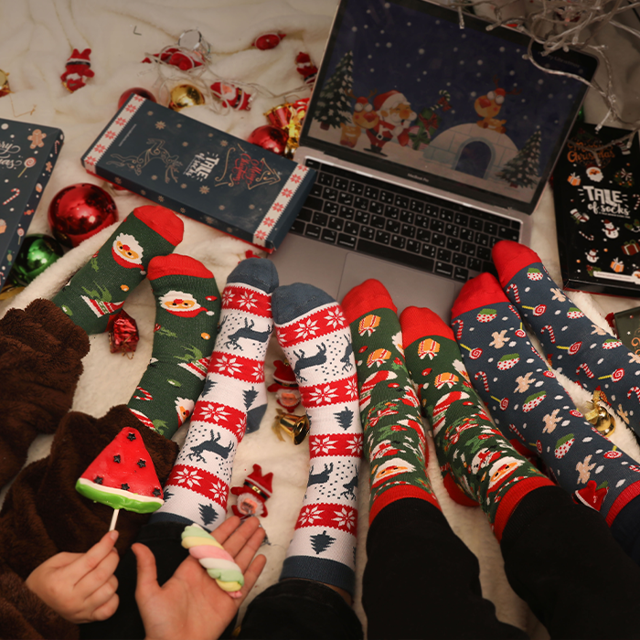 Special Edition Christmas Crew Socks Gift Box