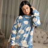 Clouds Pajama - Baby bue