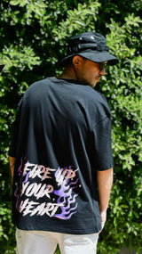 Fire up Over-Sized Tee