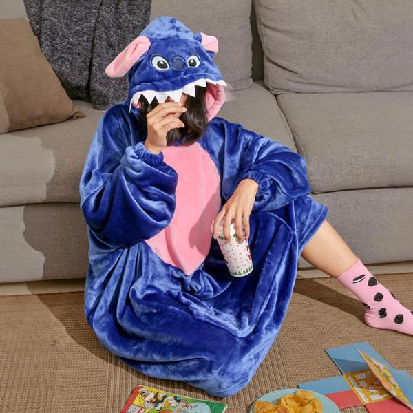 Hoodie Blanket - Stitch