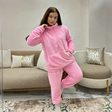 Faux Furr Pajama - Pink