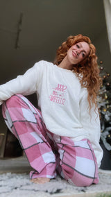Women Shhh Plaids Pajama