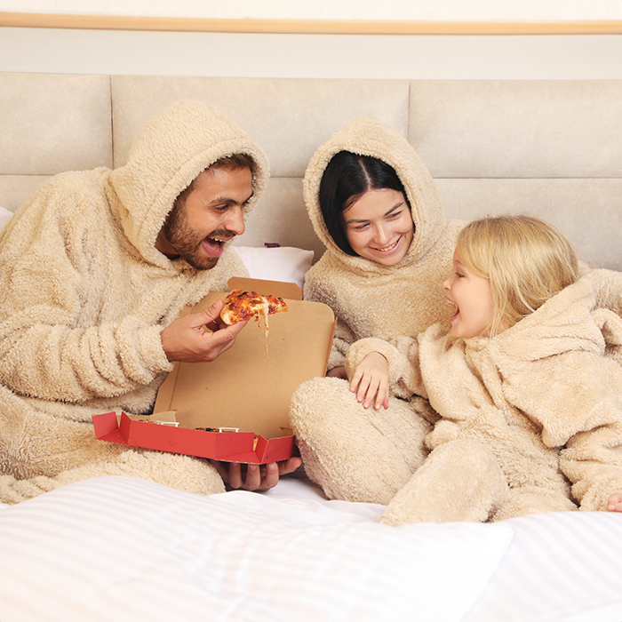 Unisex Faux Furr Pajama - beige