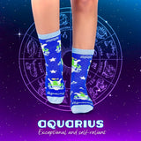 Zodiac Crew Socks - Aquarius