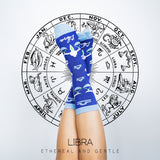 Zodiac Crew Socks - Libra