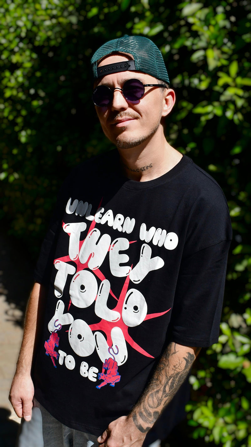 Unlean Who You Are Over-Sized Tee
