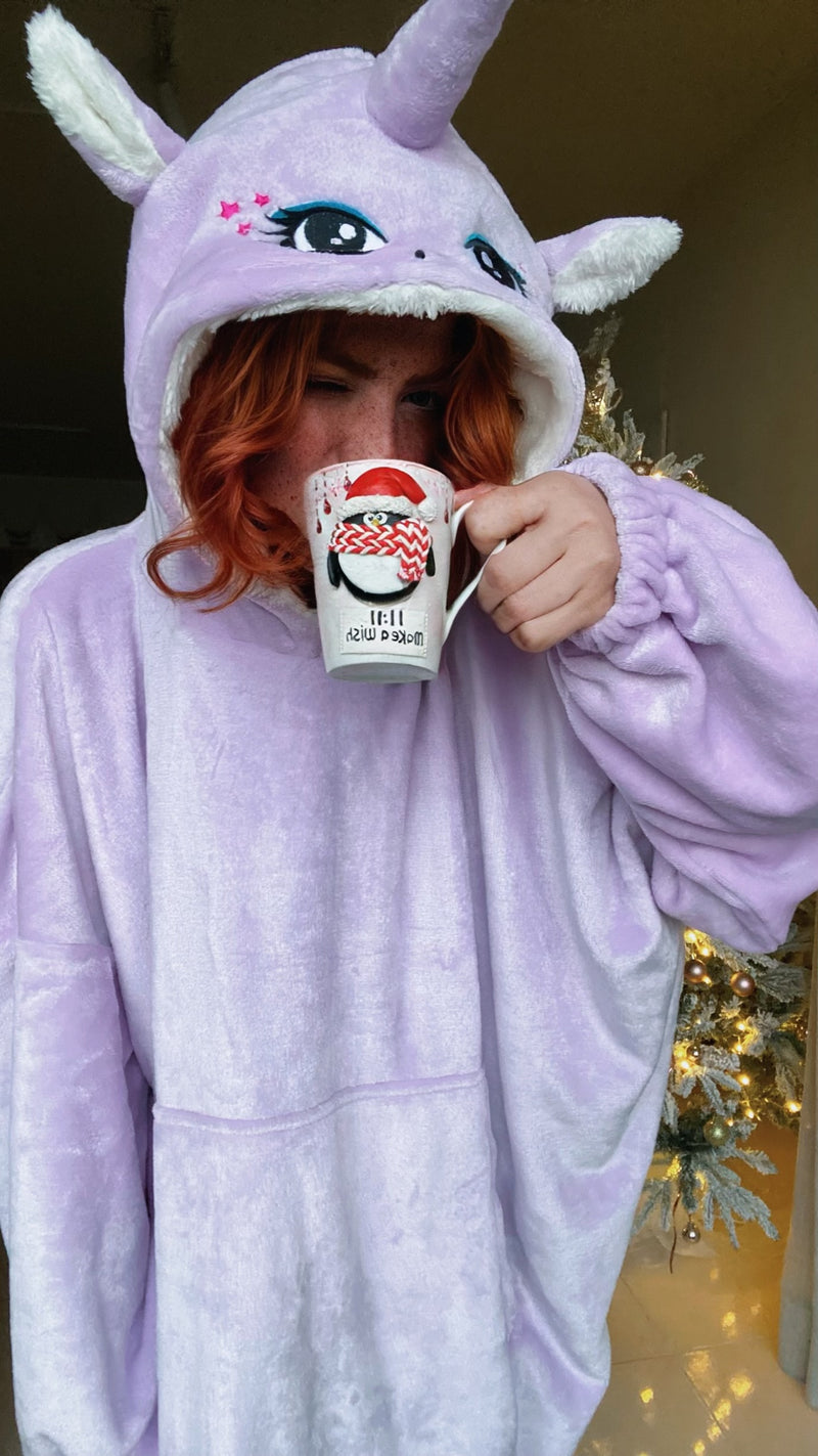 Unicorn Hoodie Blanket