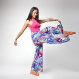 Abstracted lavender Wrap Up Pants