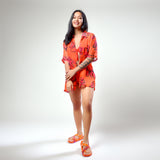 Abstracted  Floral Shirt