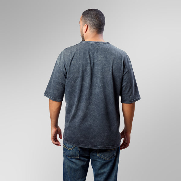 "Washed Grey " Over-Sized Tee