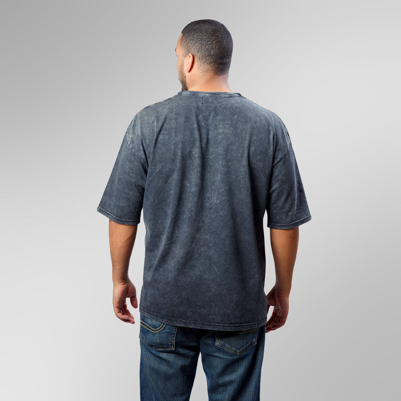 "Washed Grey " Over-Sized Tee