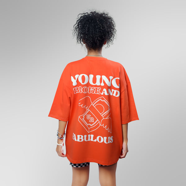 "Flying Dollar" Over-Sized Tee