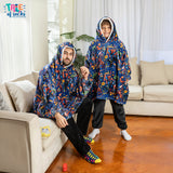 Adults Hoodie Blanket - Super Heroes Hoodie Blanket