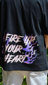 Fire up Over-Sized Tee