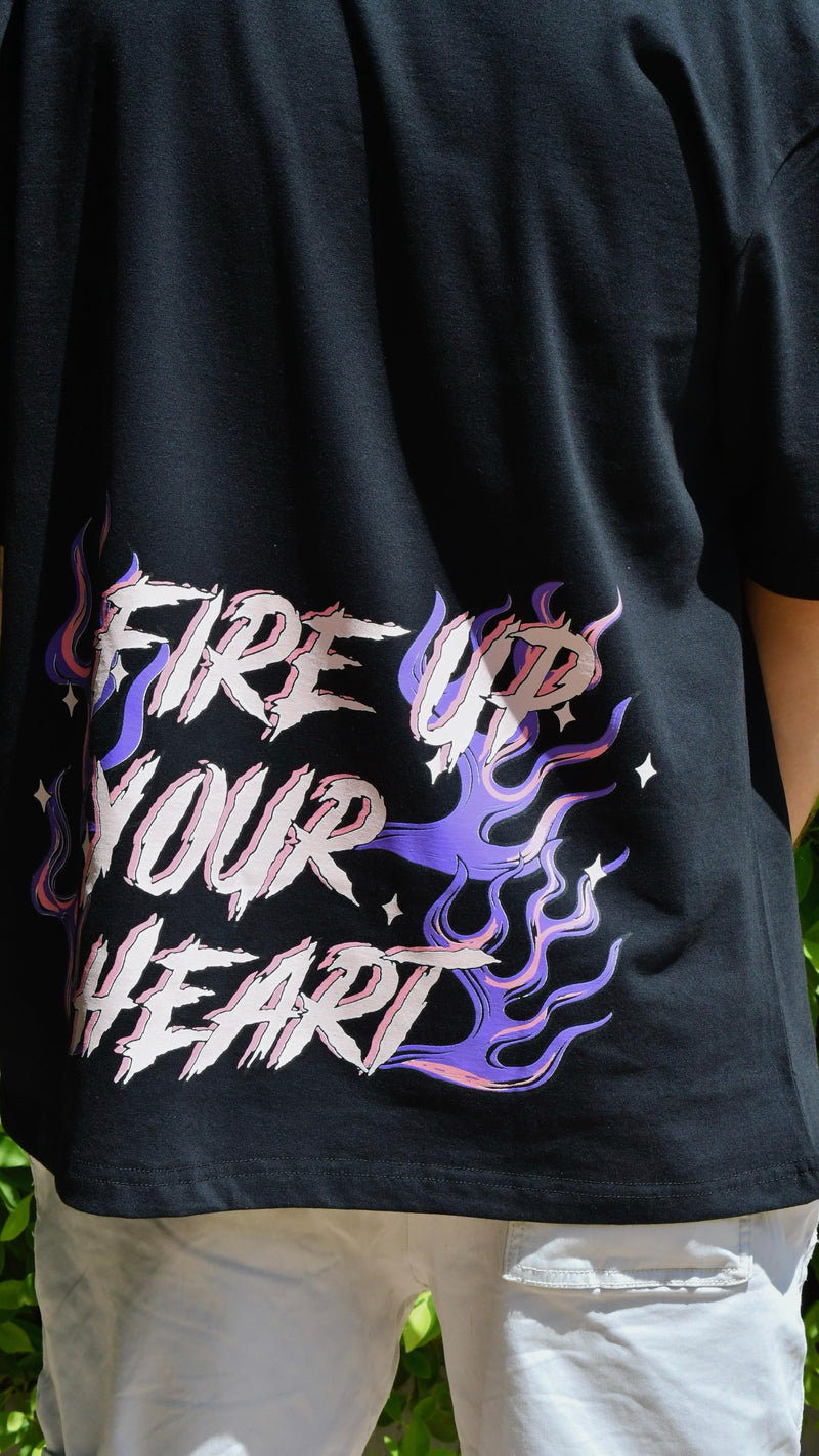 Fire up Over-Sized Tee