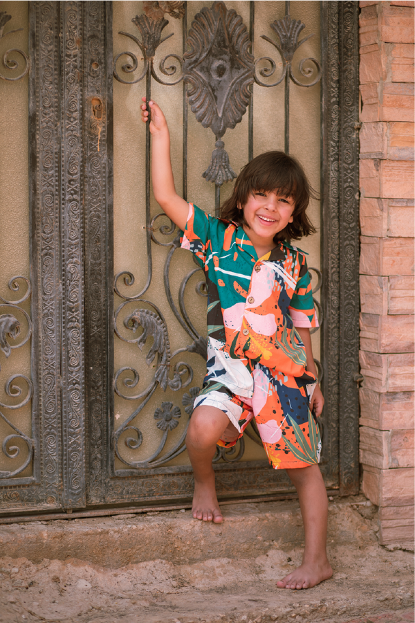 Boho Colored Outwear Set For Boys - Tale Of Socks