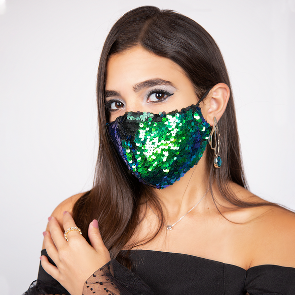 Sequin Fashion Face Mask - Mermaid - Tale Of Socks