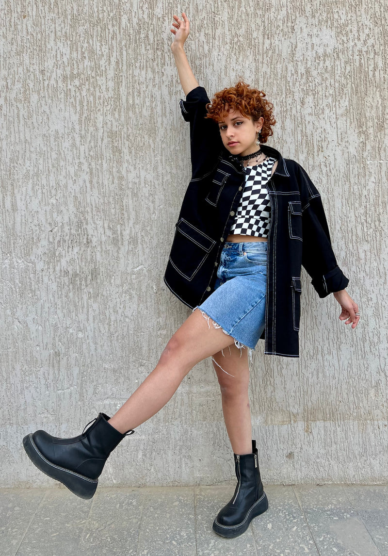 Black Denim Jacket