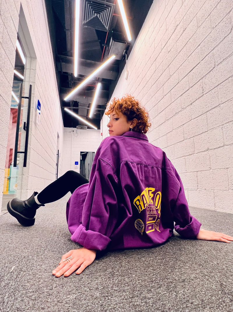 Purple Denim Jacket