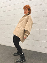 Beige Denim Jacket