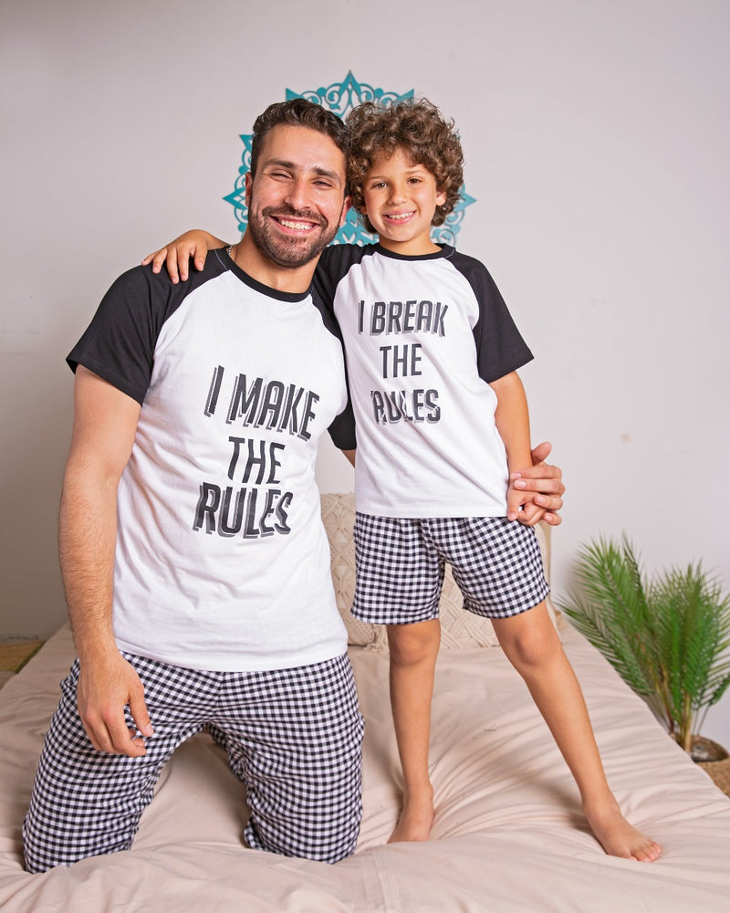 I Make The Rules Pajam Set For Men - Tale Of Socks
