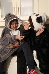 Kids Hoodie Blanket -panda - Tale Of Socks