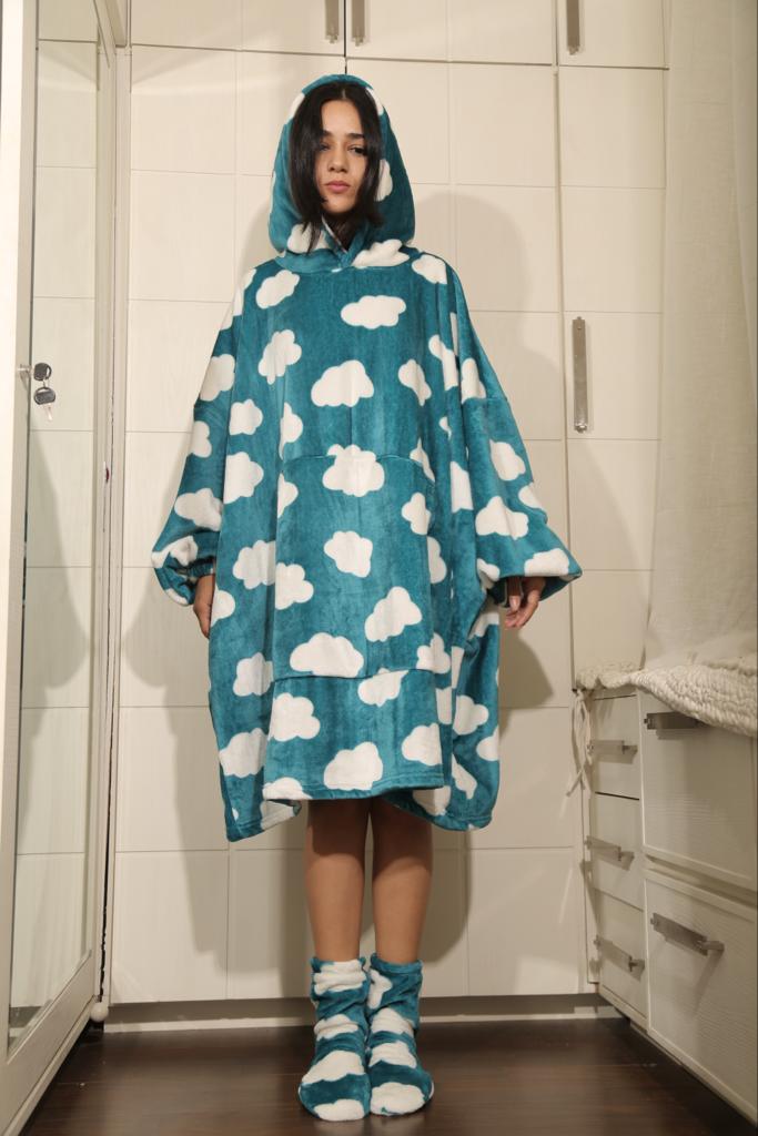 Fuzzy Socks - Teal - Tale Of Socks