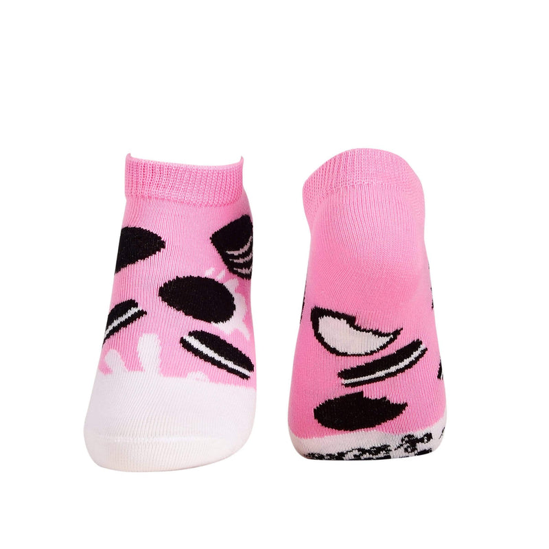 Food Ankle/Low Cut Socks - Oreo (Pink) - Tale Of Socks