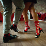 Love Is In The Air - Crew Socks - Black - Tale Of Socks