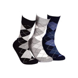 Business Crew Socks - PACK OF 3 (Grey, Black, Navy) - Tale Of Socks