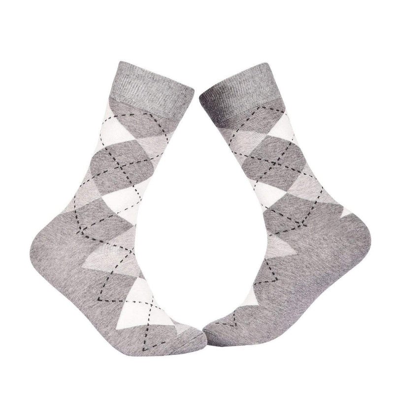 Business Crew Socks - PACK OF 3 (Grey, Black, Navy) - Tale Of Socks
