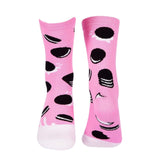 Food Crew Socks - Oreo (Pink) - Tale Of Socks