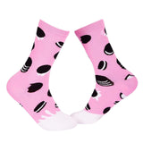 Food Crew Socks - Oreo (Pink) - Tale Of Socks