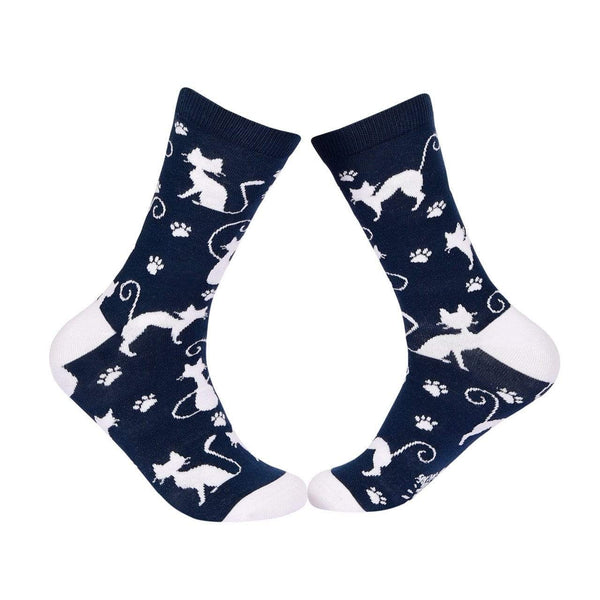 Pet Lovers Crew Socks - Cat - Tale Of Socks