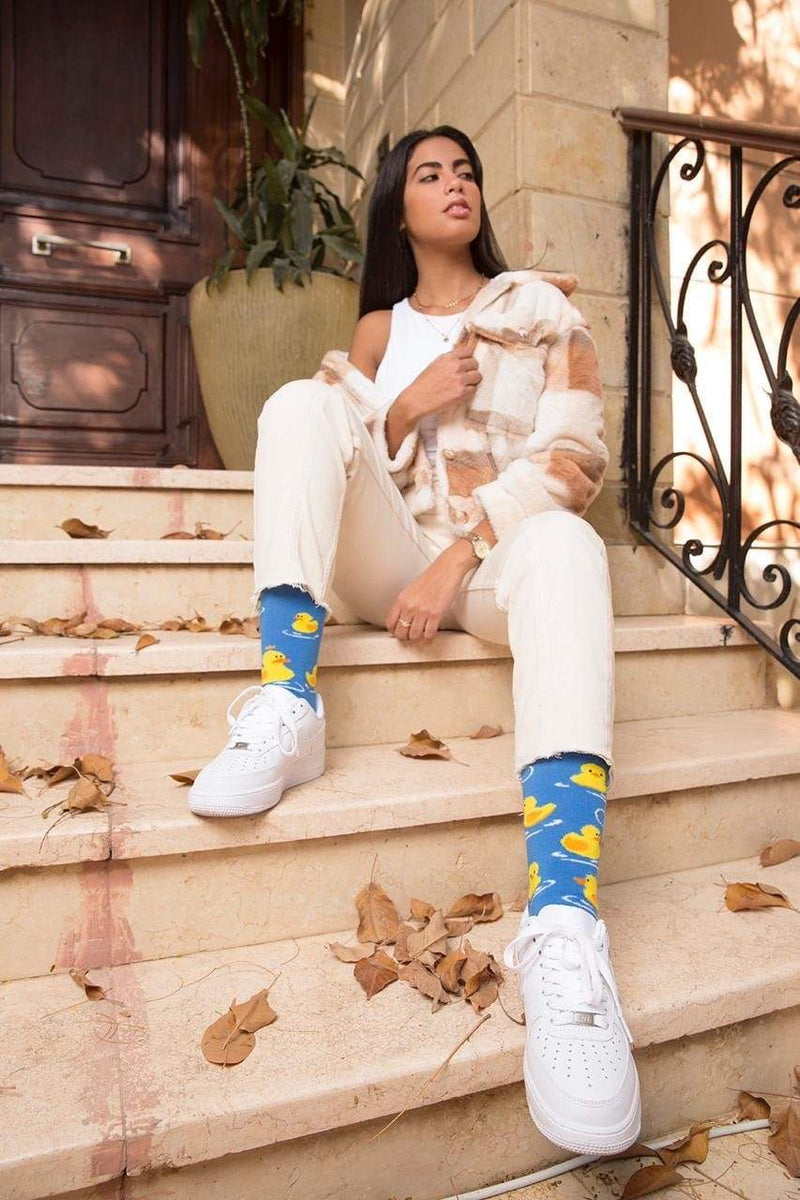 Pet Lovers Crew Socks - Ducks - Tale Of Socks