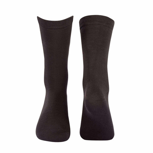 Plain Crew Socks - Grey - Tale Of Socks