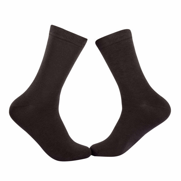 Plain Crew Socks - Grey - Tale Of Socks