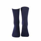 Plain Crew Socks - Navy - Tale Of Socks