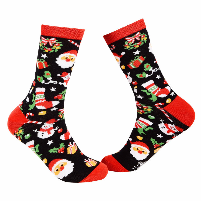 Special Edition Christmas Crew Socks Gift Box - Black Edition - Tale Of Socks