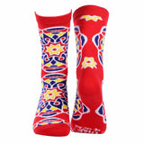 Special Edition: Ramadan's Red Khayamiya خيامية - Crew Socks - Tale Of Socks