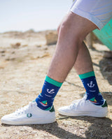 Travel Crew Socks - Sailing - Tale Of Socks