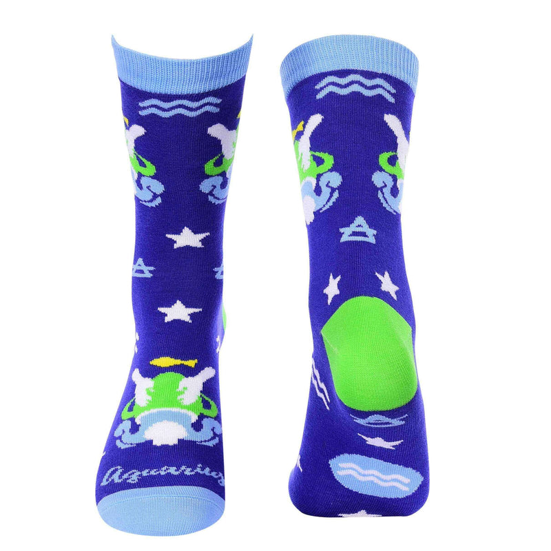 Zodiac Crew Socks - Aquarius - Tale Of Socks