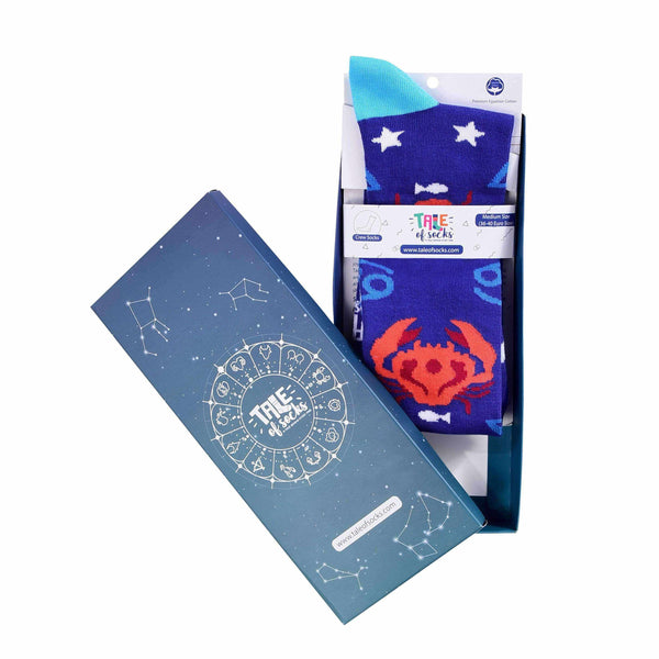 Zodiac Crew Socks - Cancer - Tale Of Socks