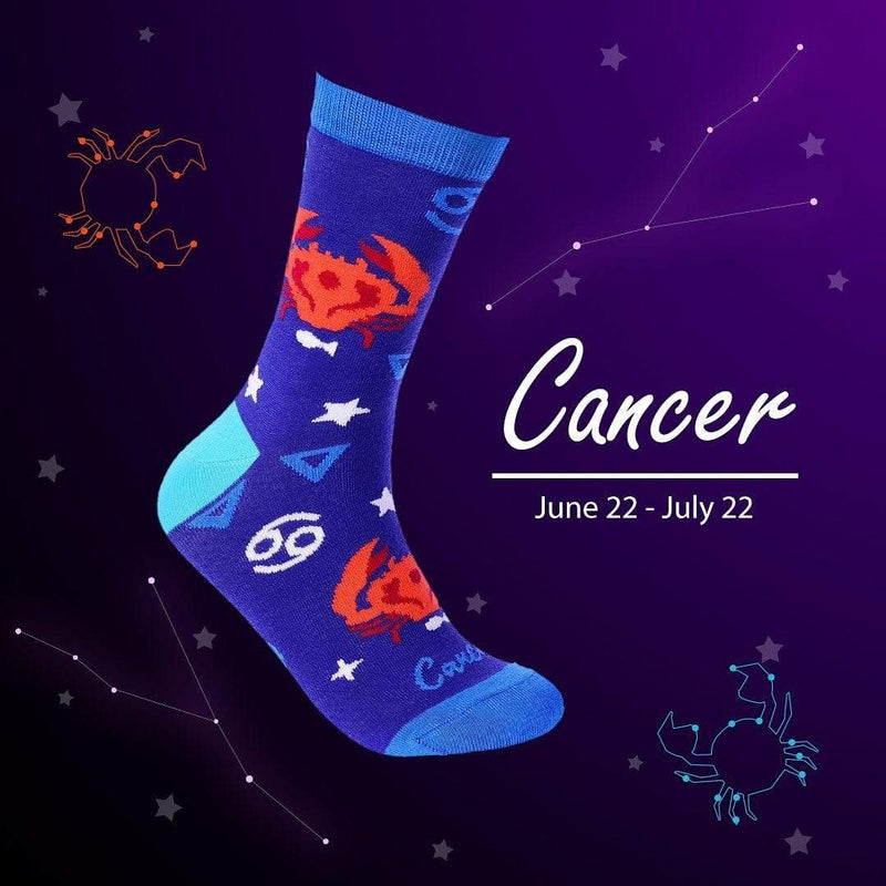 Zodiac Crew Socks - Cancer - Tale Of Socks