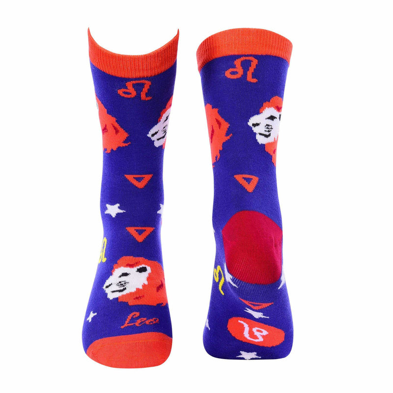 Lavish Red Crew Socks