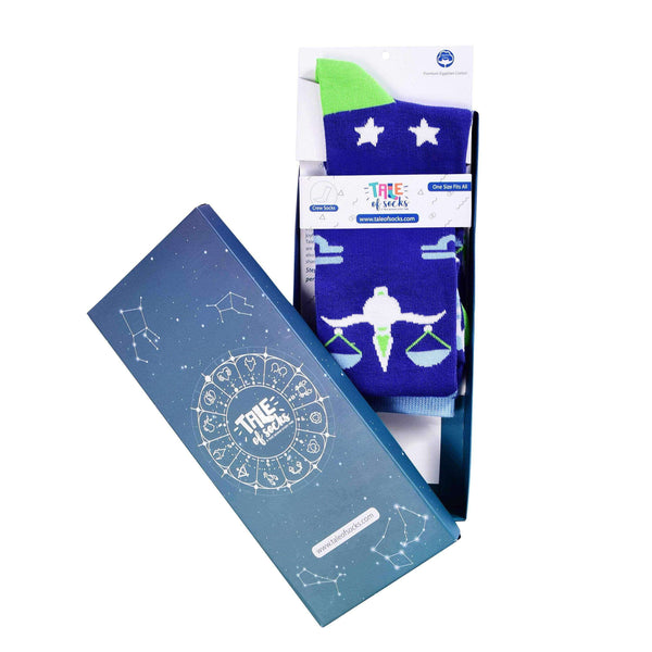 Zodiac Crew Socks - Libra - Tale Of Socks