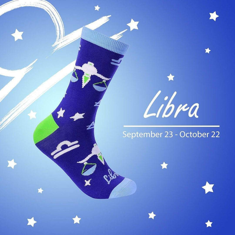 Zodiac Crew Socks - Libra - Tale Of Socks