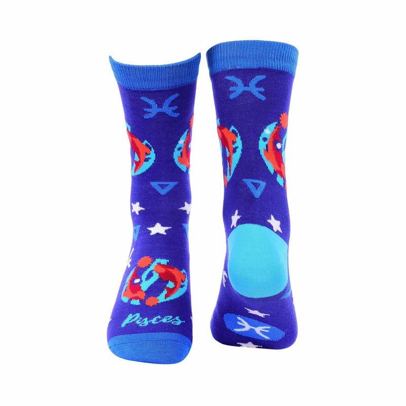 Zodiac Crew Socks - Pisces - Tale Of Socks